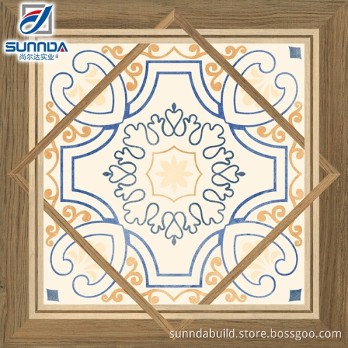 Sunnda 60x60 blue and white porcelain orient ceramic floor tile